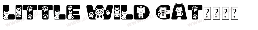 Little wild cat字体转换